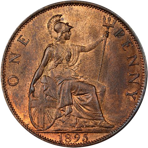 worn 1 US dollar approximate catalog value. . 1890 british penny value